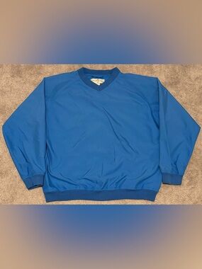 Preswick And Moore Men’s Blue Golf Windbreaker Size Medium